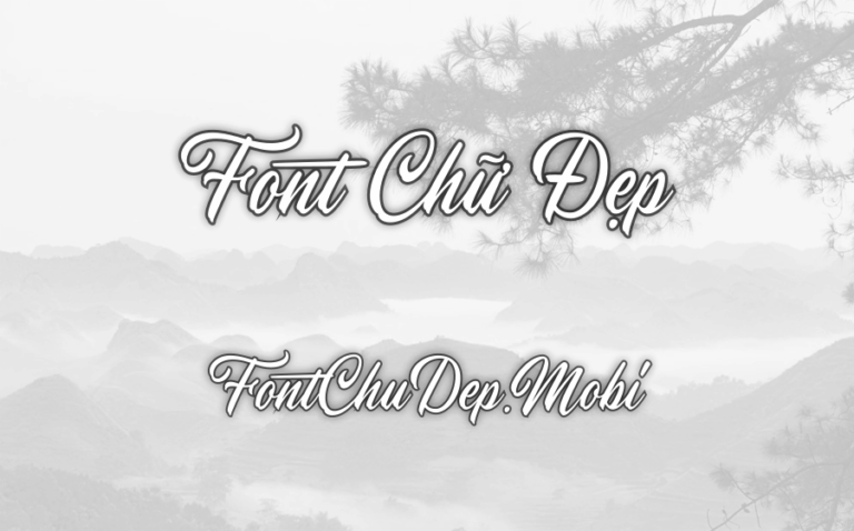 Font MTD Hillstown Việt Hóa