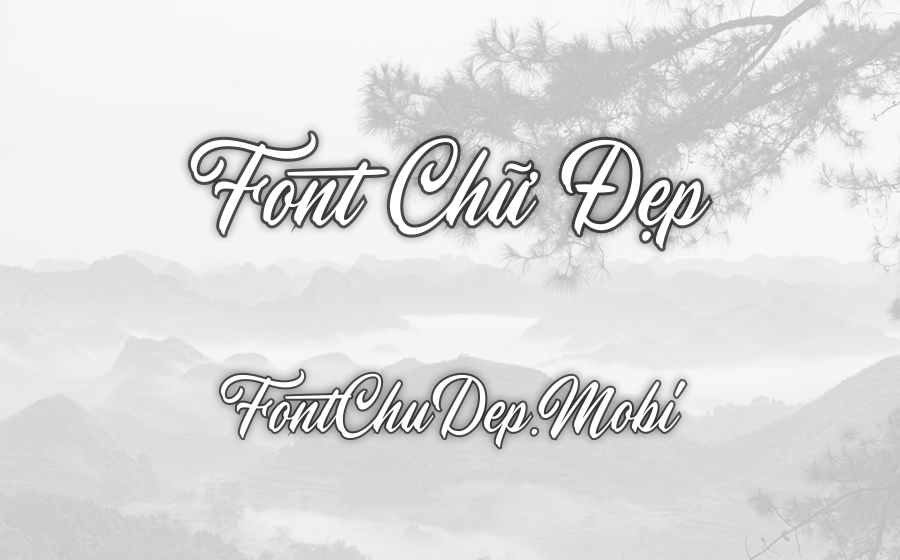 Font MTD Hillstown Việt Hóa