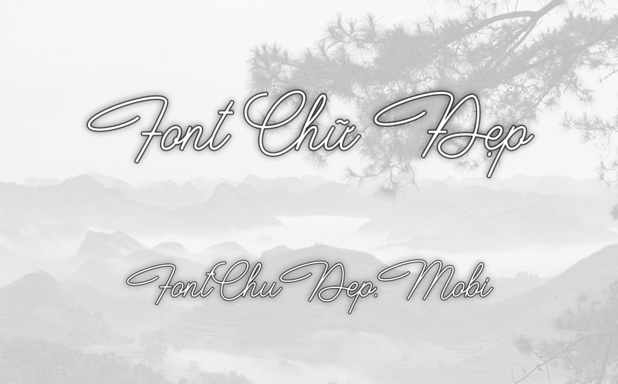 Font MTD Houstoner Script Việt Hóa