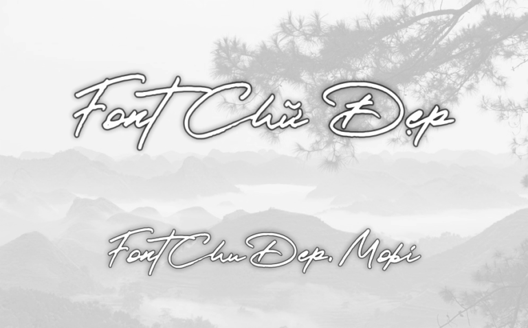 Font MTD Jv Signature Regular Việt Hóa