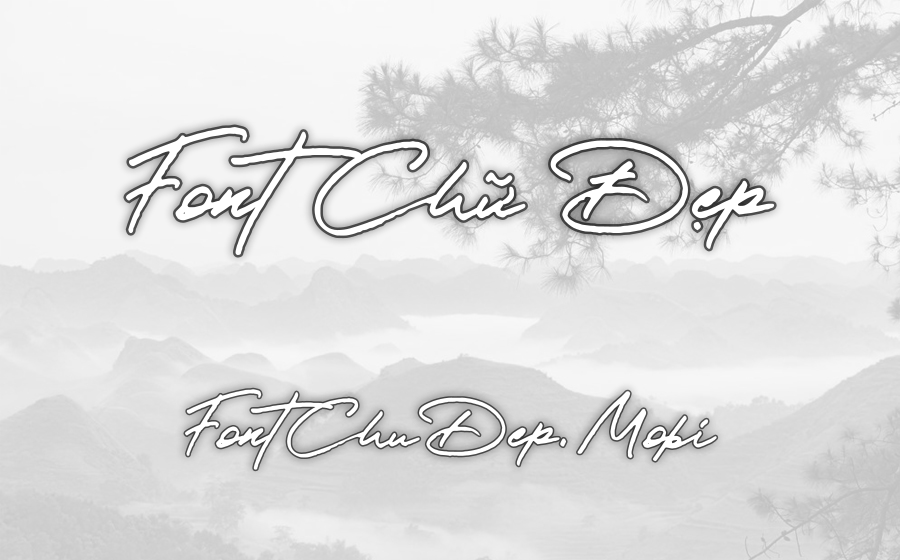 Font MTD Jv Signature Regular Việt Hóa