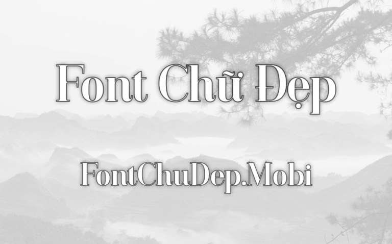Font MTD Lastone Việt Hóa