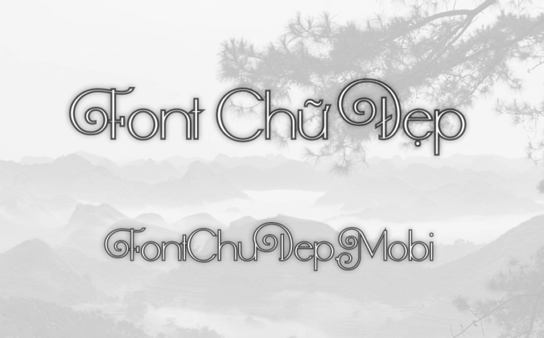 Font MTD Mtd Elipses Việt Hóa