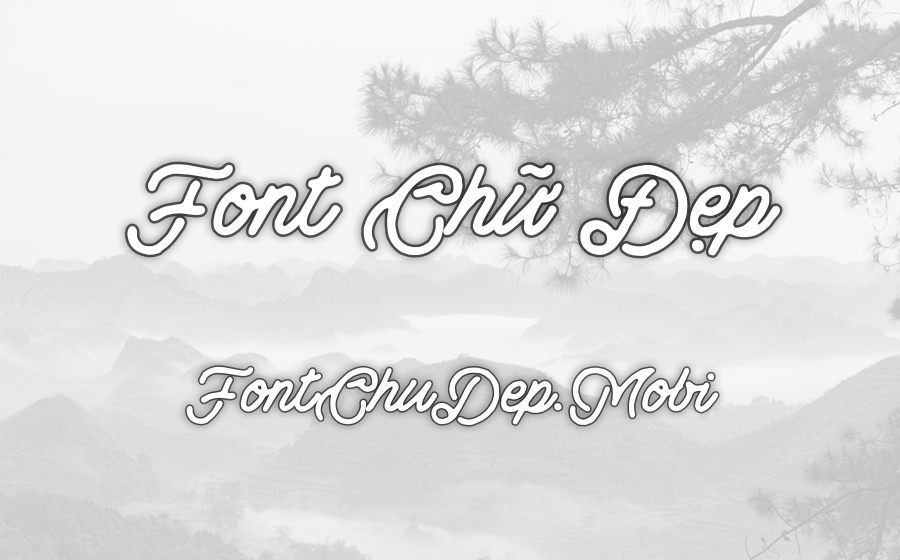 Font MTD Ramblin Paint Việt Hóa