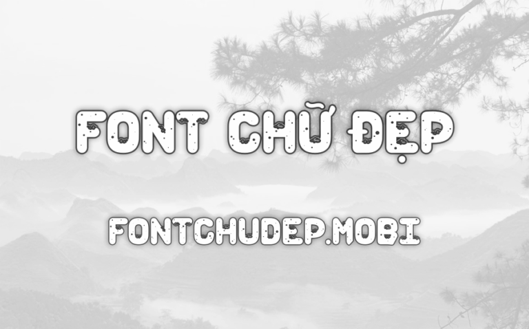 Font MTD Snow For Santa Việt Hóa