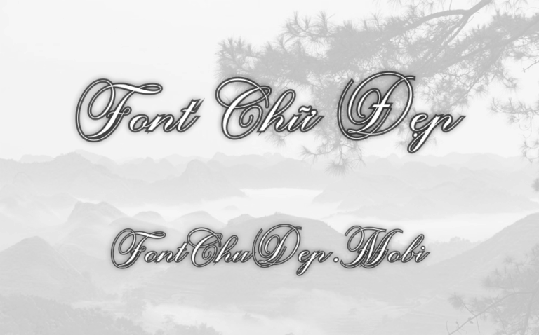 Font MTD The Beauty Blink Việt Hóa