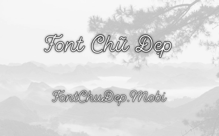 Font MTD Ut Sugar Cane Việt Hóa