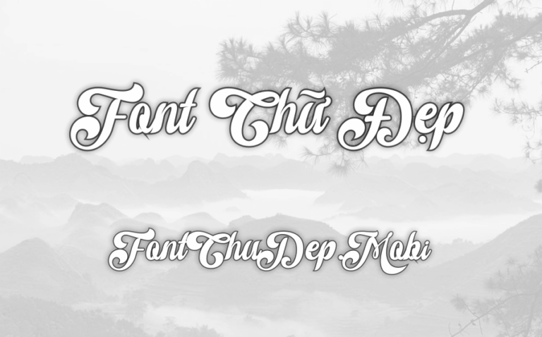Font MTD Wanita Việt Hóa