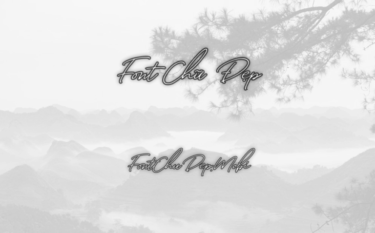 Font MTD William Letter Việt Hóa