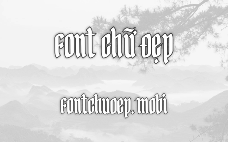 Font MTD Yerington Việt Hóa