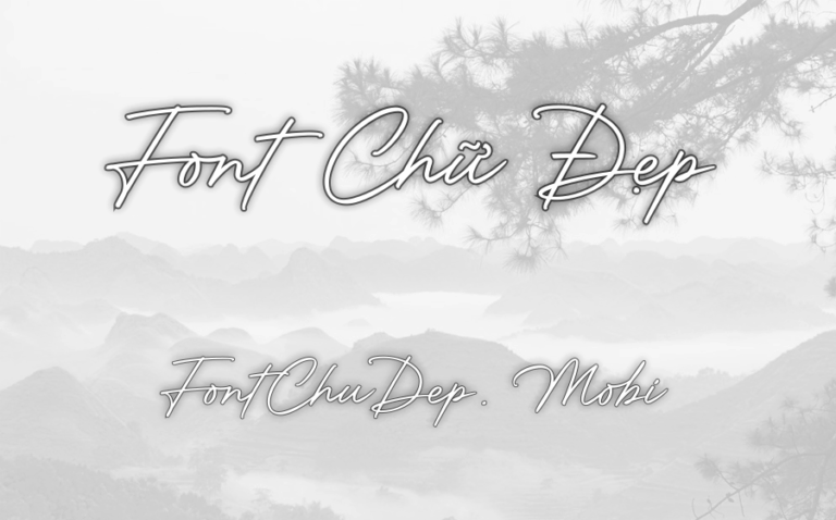 Font NVN Motherland Signature Việt Hóa