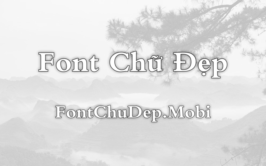 Font SFU Bembo Việt Hóa