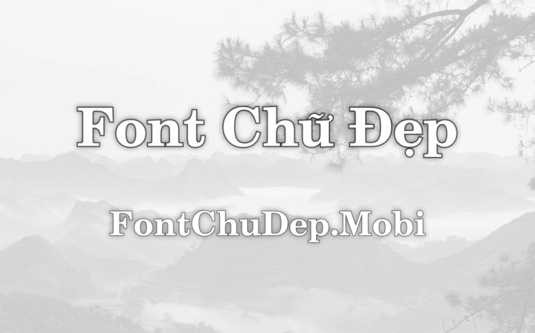 Font SFU Century School Book Việt Hóa