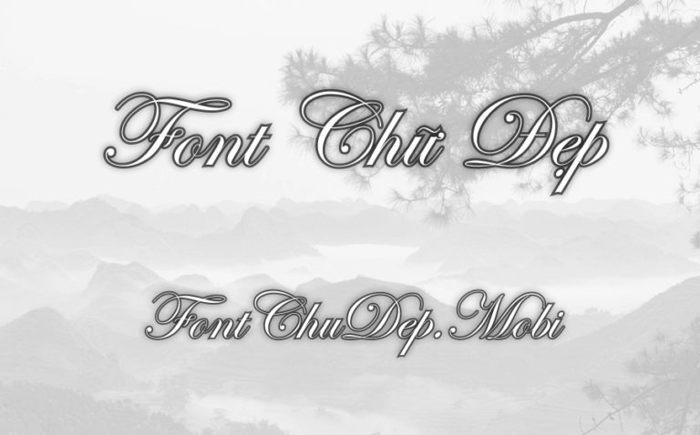 Font SFU Edwardianscrip Việt Hóa