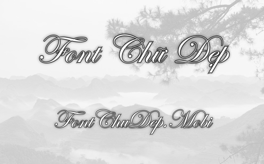 Font SFU Edwardianscrip Việt Hóa