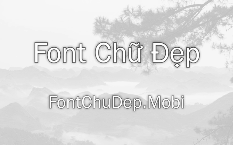 Font SFU Franklingothic Việt Hóa