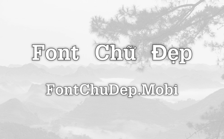 Font SFU Glytus Việt Hóa