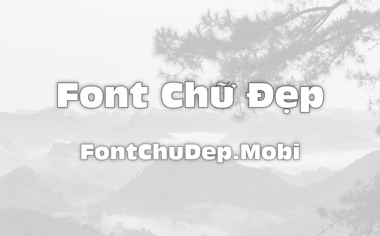 Font SFU Incised901 Việt Hóa