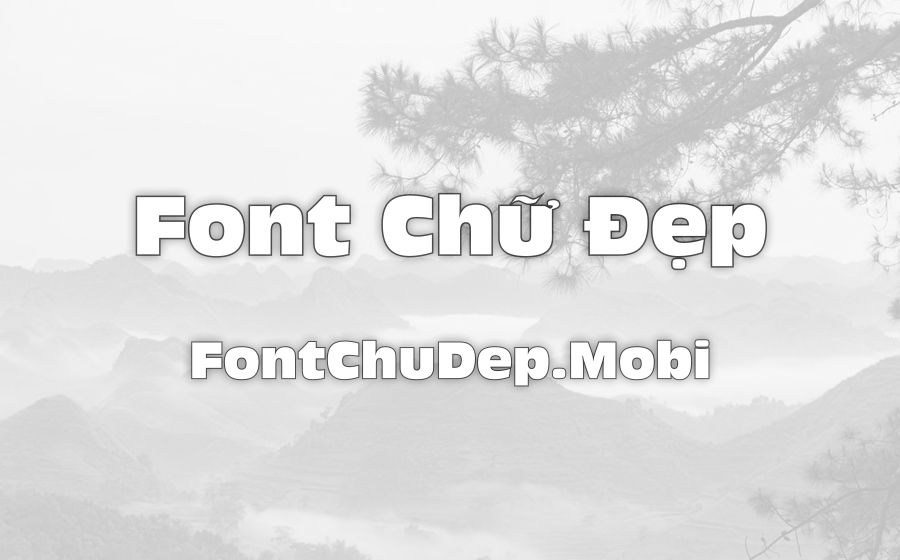 Font SFU Incised901 Việt Hóa