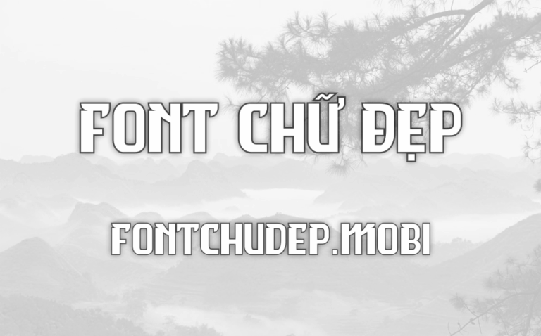 Font Soviet Font Tiếng Việt
