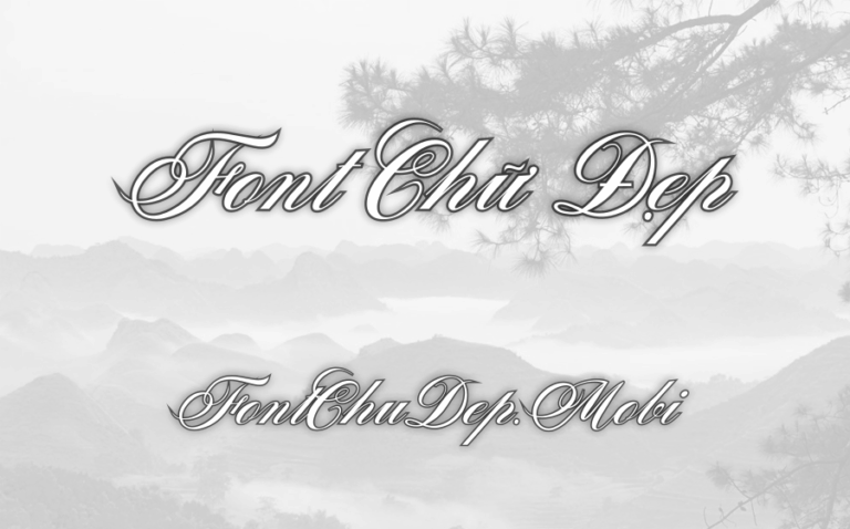 Font Sunlight Script Việt Hóa