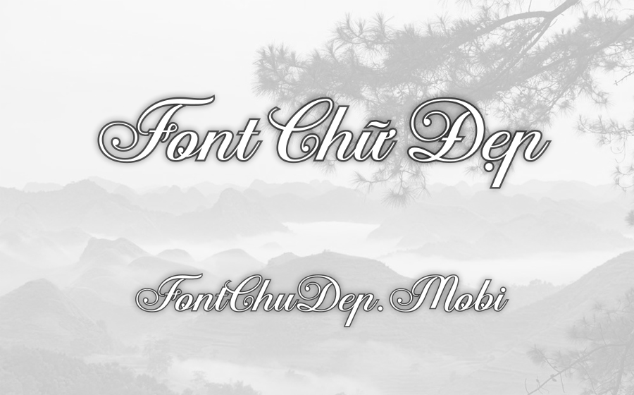 Font SVN Aaron Script Việt Hóa