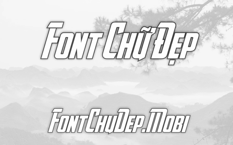 Font SVN Avengeance Việt Hóa