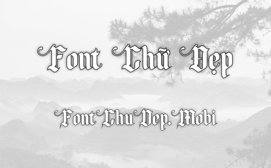 Font SVN Bahud Aroyek Việt Hóa