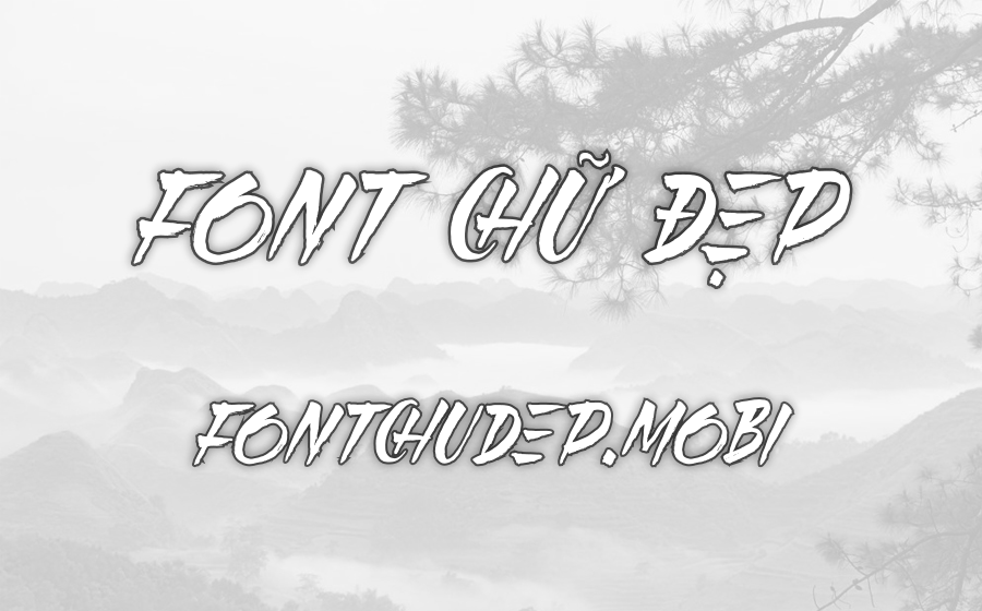 Font SVN Black Pumpkin Việt Hóa