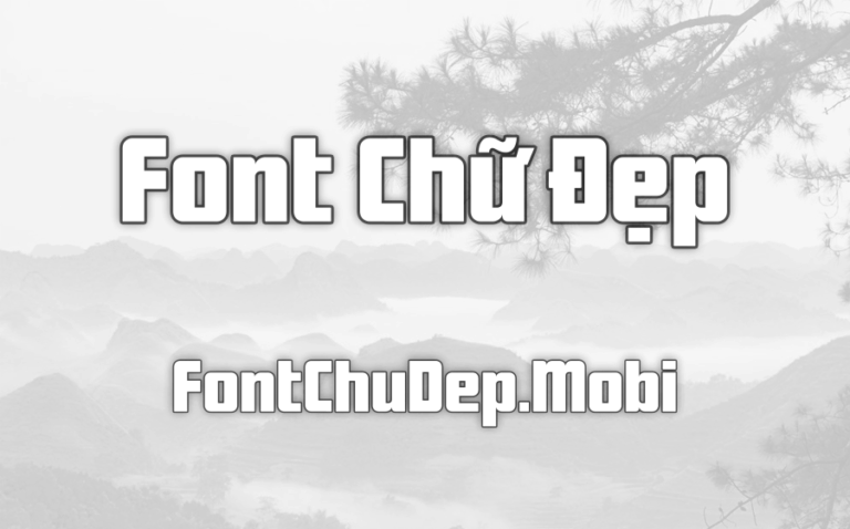 Font SVN Black Stuff Bold Việt Hóa