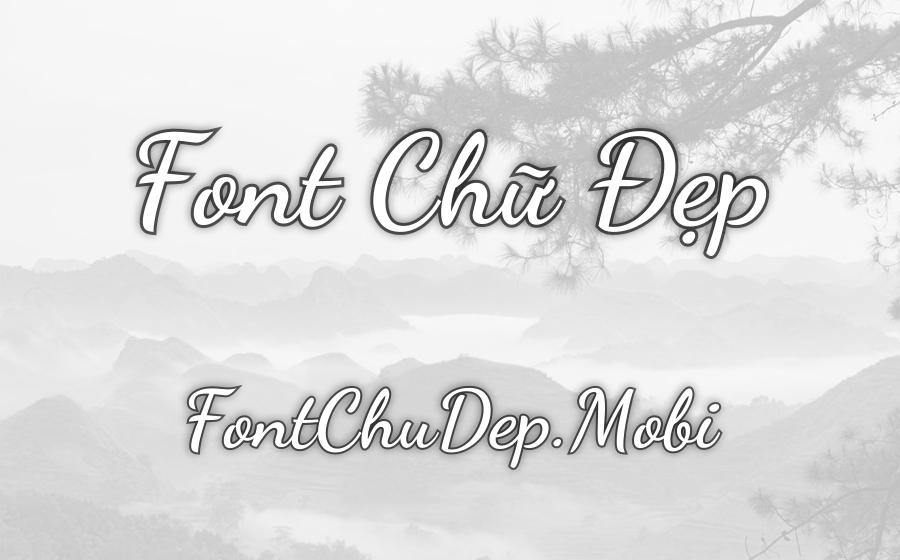 Font SVN Dancing Script Việt Hóa