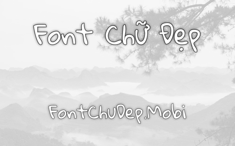 Font SVN Gloria Hallelujah Việt Hóa