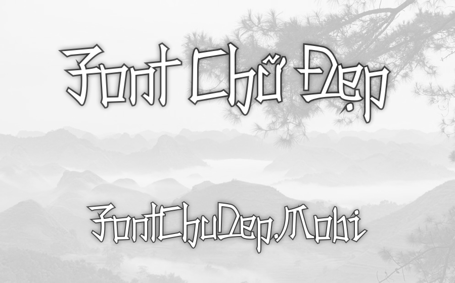 Font SVN Konfuciuz Việt Hóa