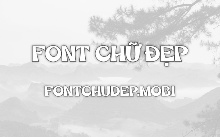 Font SVN Mercuria Việt Hóa