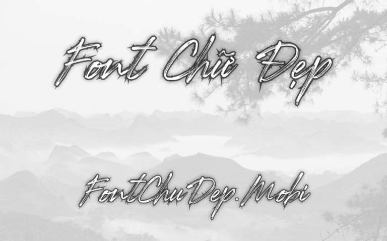 Font SVN Rockness Slant Việt Hóa