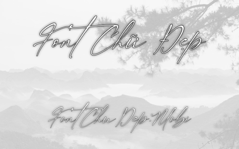 Font SVN Signatie Việt Hóa