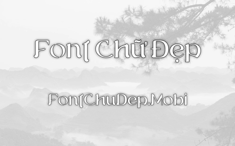 Font SVN Sigokae Việt Hóa