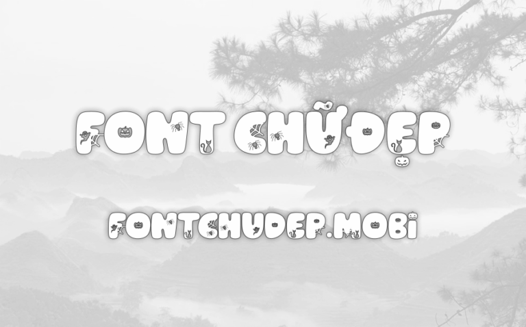Font SVN Spooky Witchy Việt Hóa