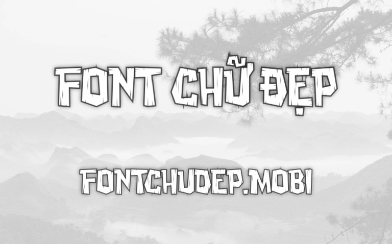 Font SVN Woodpecker Việt Hóa