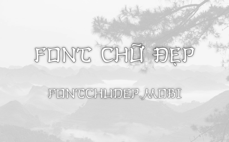 Font TP Han Zi Phong Cách Nhật Bản Việt Hóa