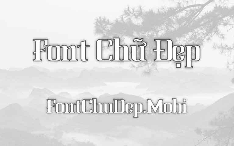 Font TUV Noh Carbone Việt Hóa