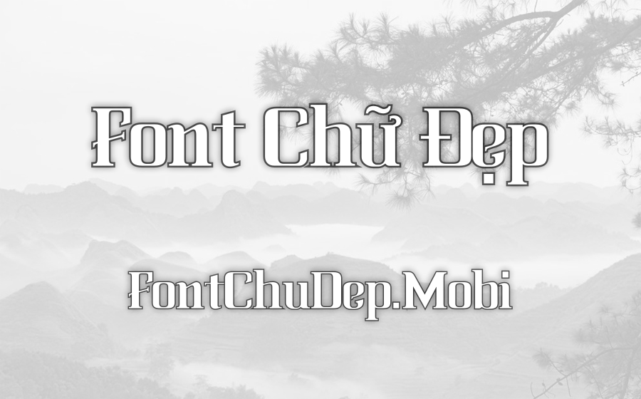 Font TUV Noh Carbone Việt Hóa