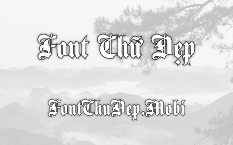 Font UTM Agin Việt Hóa