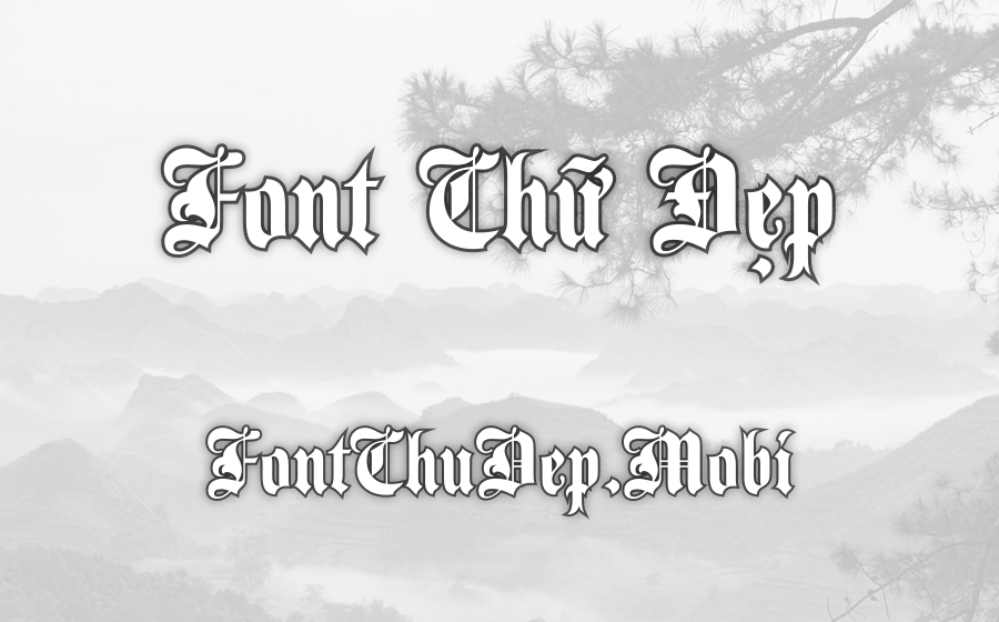 Font UTM Agin Việt Hóa