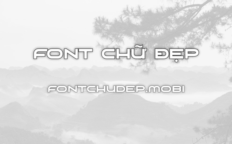 Font UTM Aircona Việt Hóa