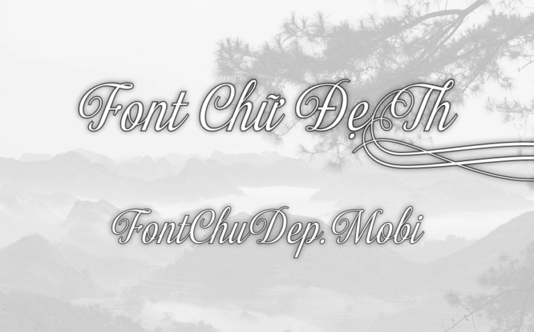 Font UTM Almibar Pro Việt Hóa
