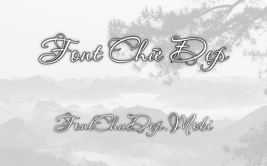 Font UTM Aquarelle Việt Hóa