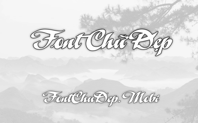 Font UTM A&S Graceland Việt Hóa