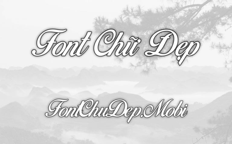 Font UTM Birds Paradise Việt Hóa