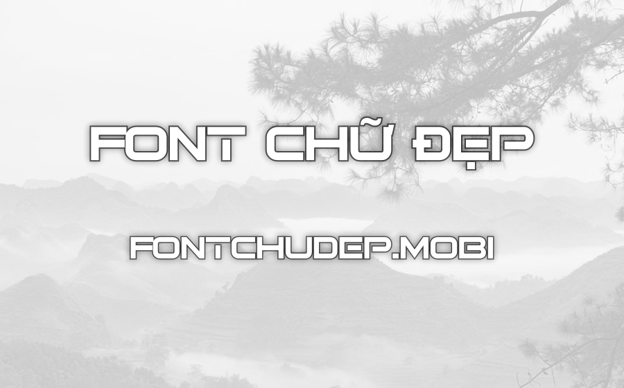 Font UTM Bitsumishi Pro Việt Hóa